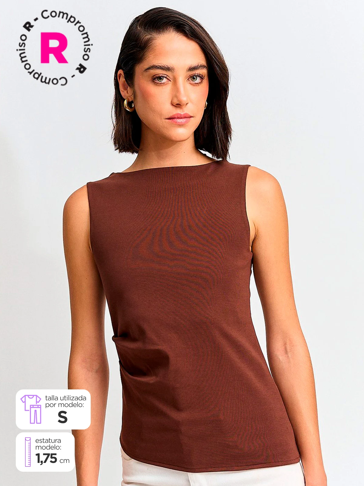 POLERA MUJER MARQUIS ALGODÓN ASIMÉTRICA