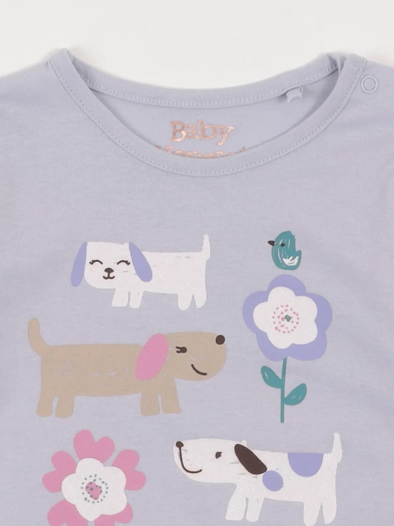 POLERA MANGA LARGA ALGODÓN NIÑA BABY HARVEST CONEJITO - 3