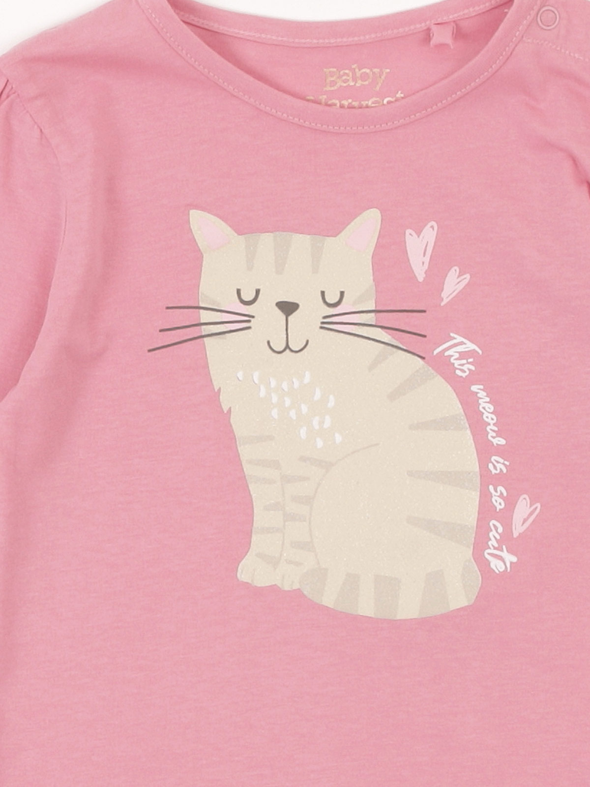POLERA MANGA LARGA ALGODÓN NIÑA BABY HARVEST CONEJITO - 3