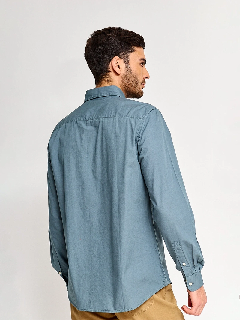CAMISA HOMBRE REGATTA ALGODÓN MANGA LARGA - 2