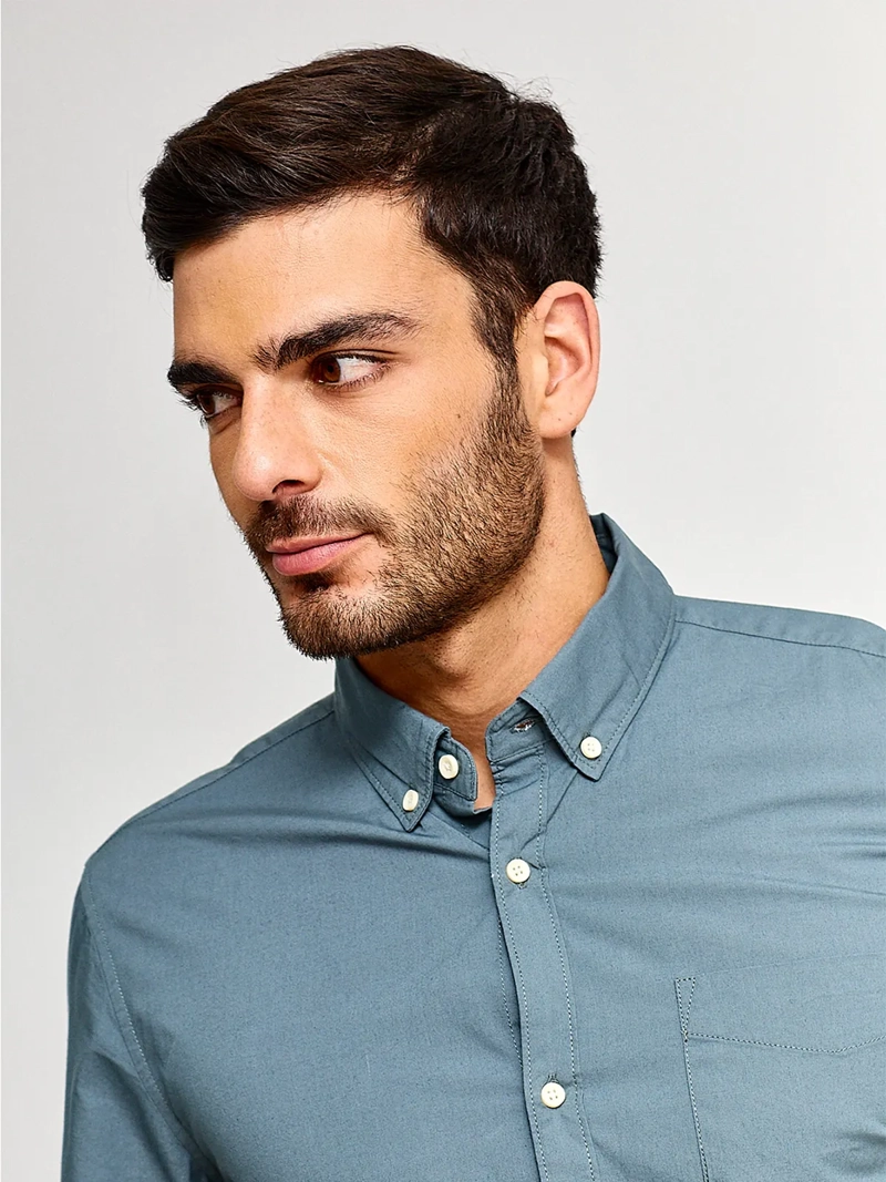 CAMISA HOMBRE REGATTA ALGODÓN MANGA LARGA - 3