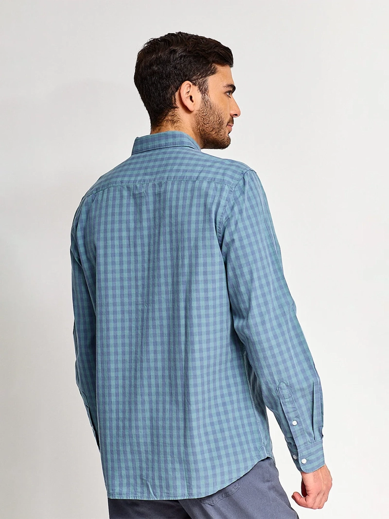 CAMISA HOMBRE REGATTA ALGODÓN MANGA LARGA - 2