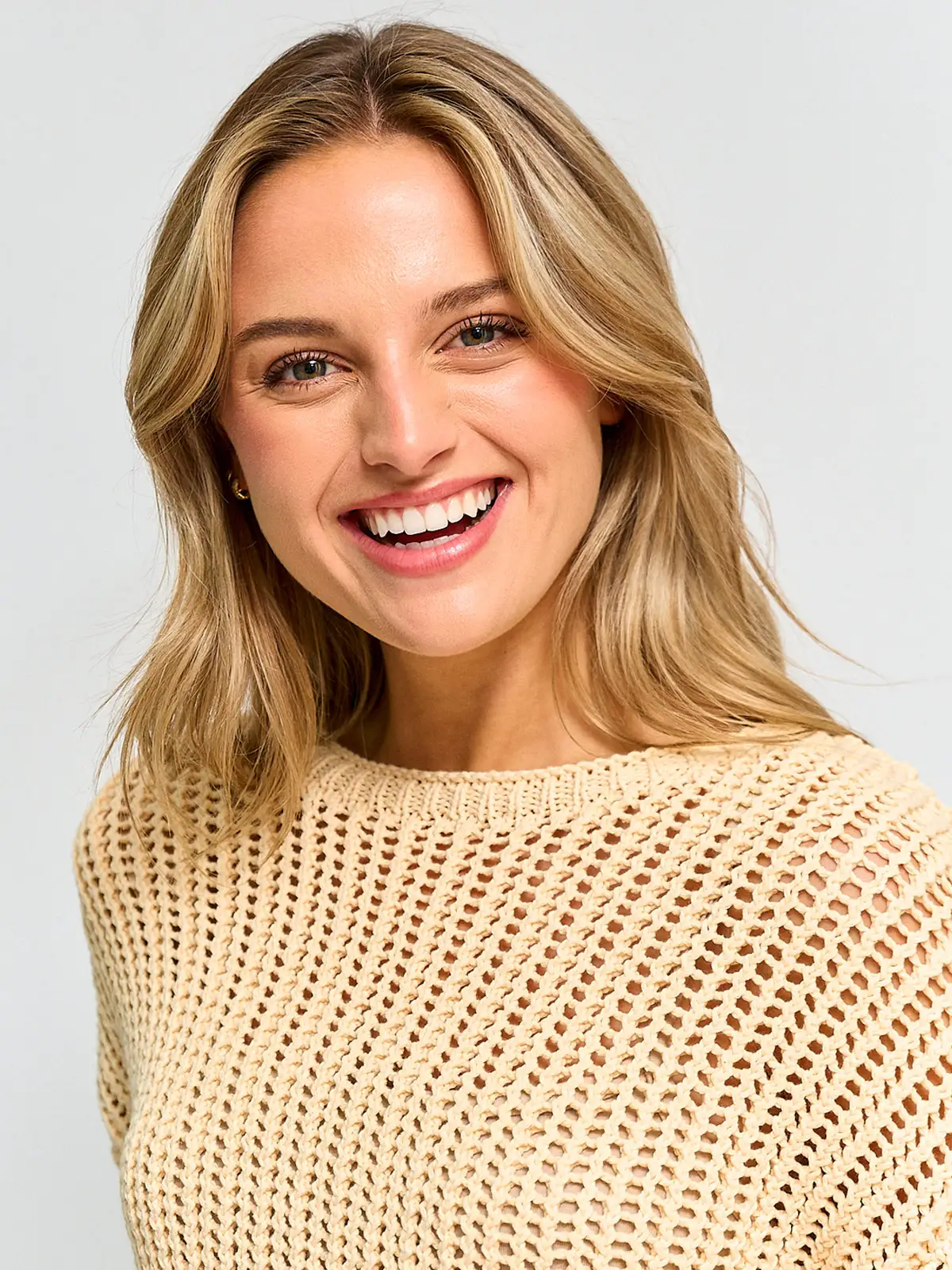 SWEATER MUJER INDEX ALGODÓN MANGA LARGA CALADO - 3