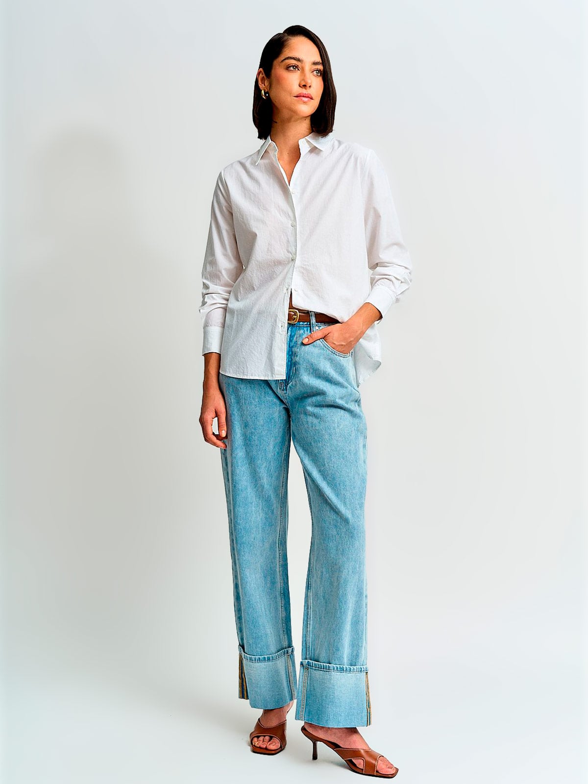 BLUSA MUJER MARQUIS ALGODÓN CAMISERA - 4