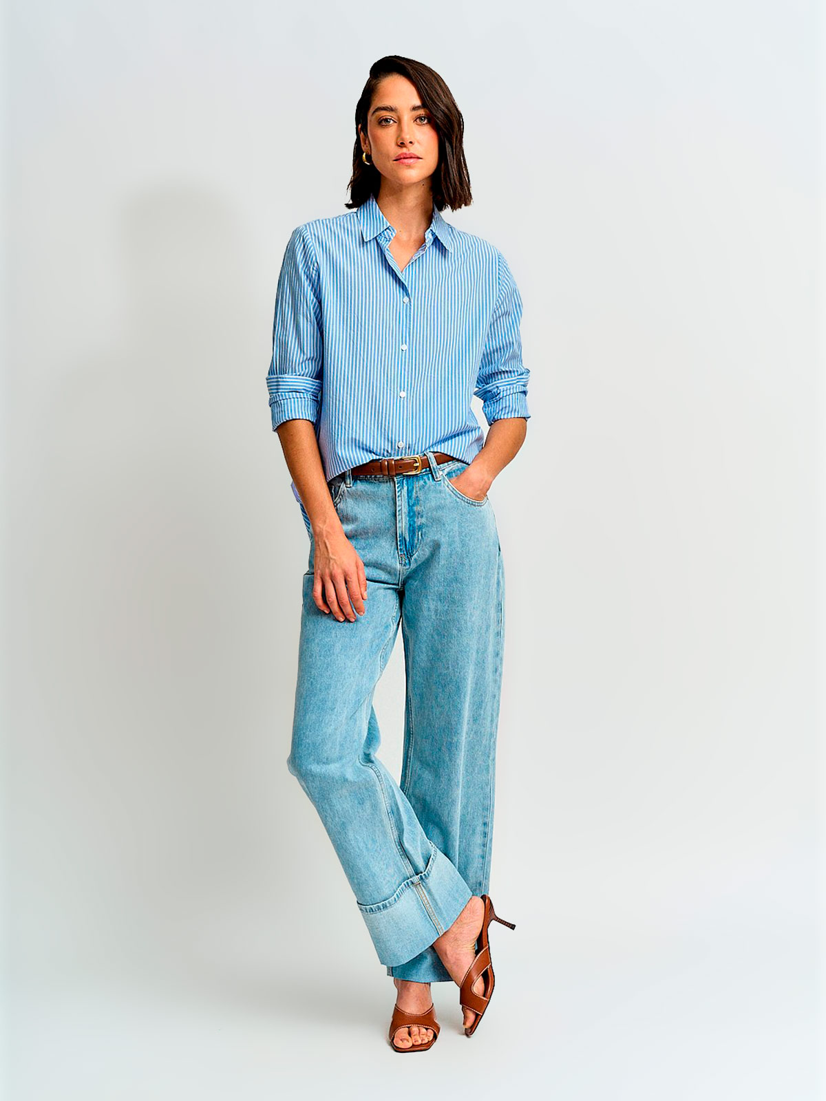 BLUSA MUJER MARQUIS ALGODÓN CAMISERA - 4