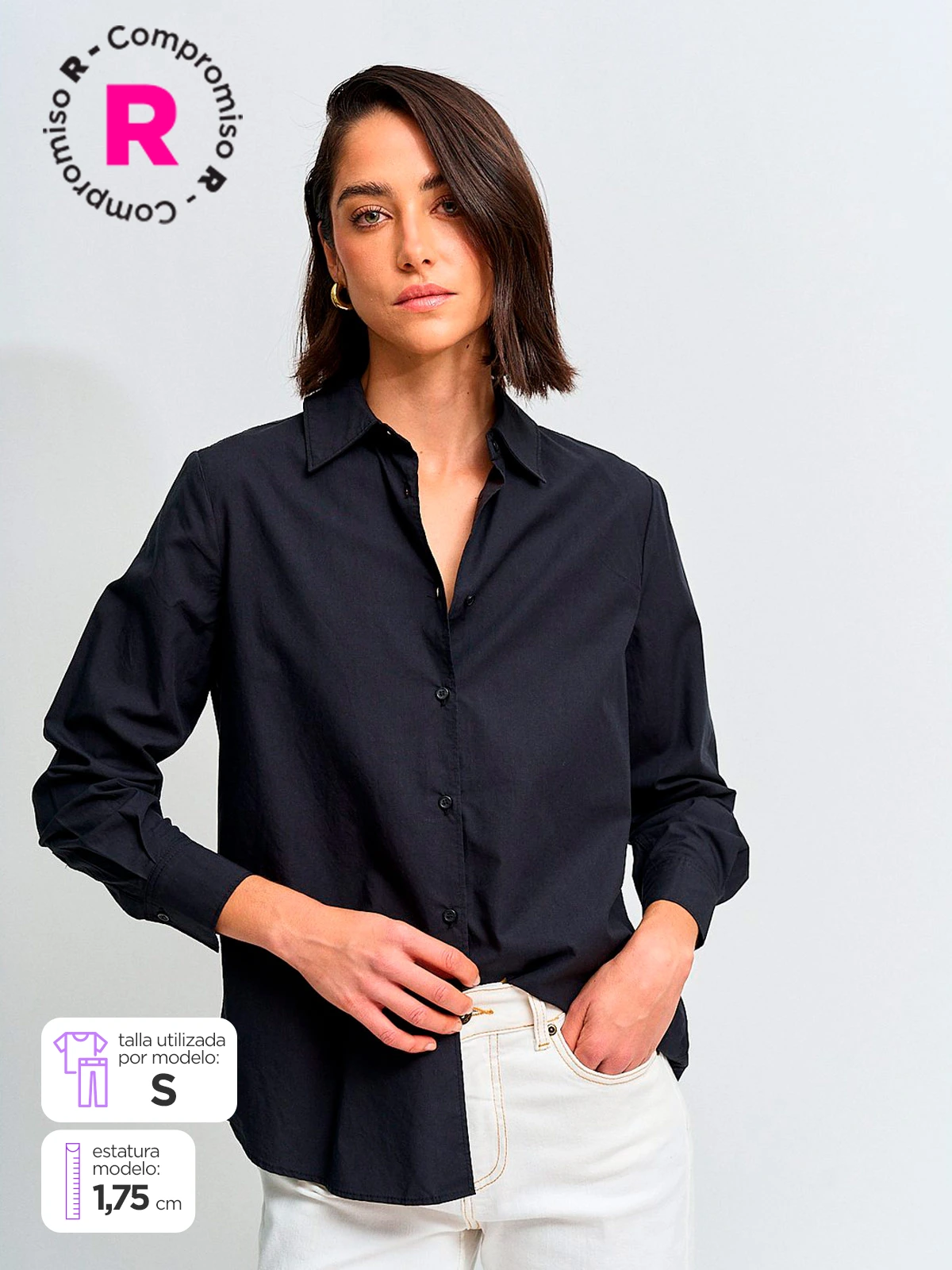 BLUSA MUJER MARQUIS ALGODÓN CAMISERA - 1