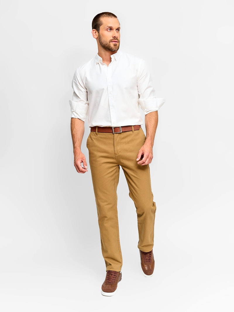CAMISA HOMBRE MARQUIS ALGODÓN MANGA LARGA LAVADA - 4