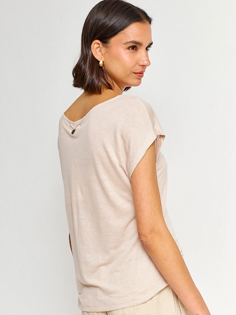 POLERA MUJER REGATTA MANGA CORTA BRILLOS - 2