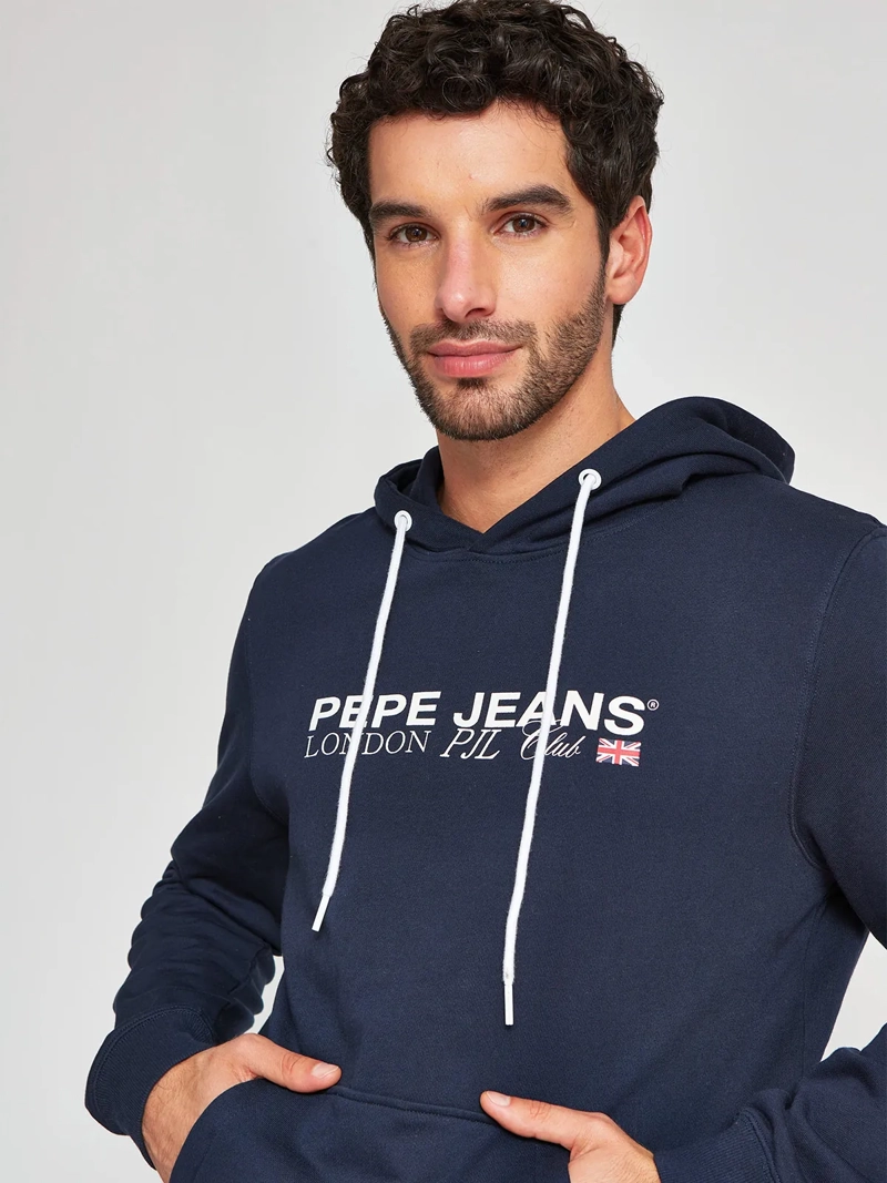 POLERÓN HOMBRE PEPE JEANS ALGODÓN HOODIE CAPUCHA - 3