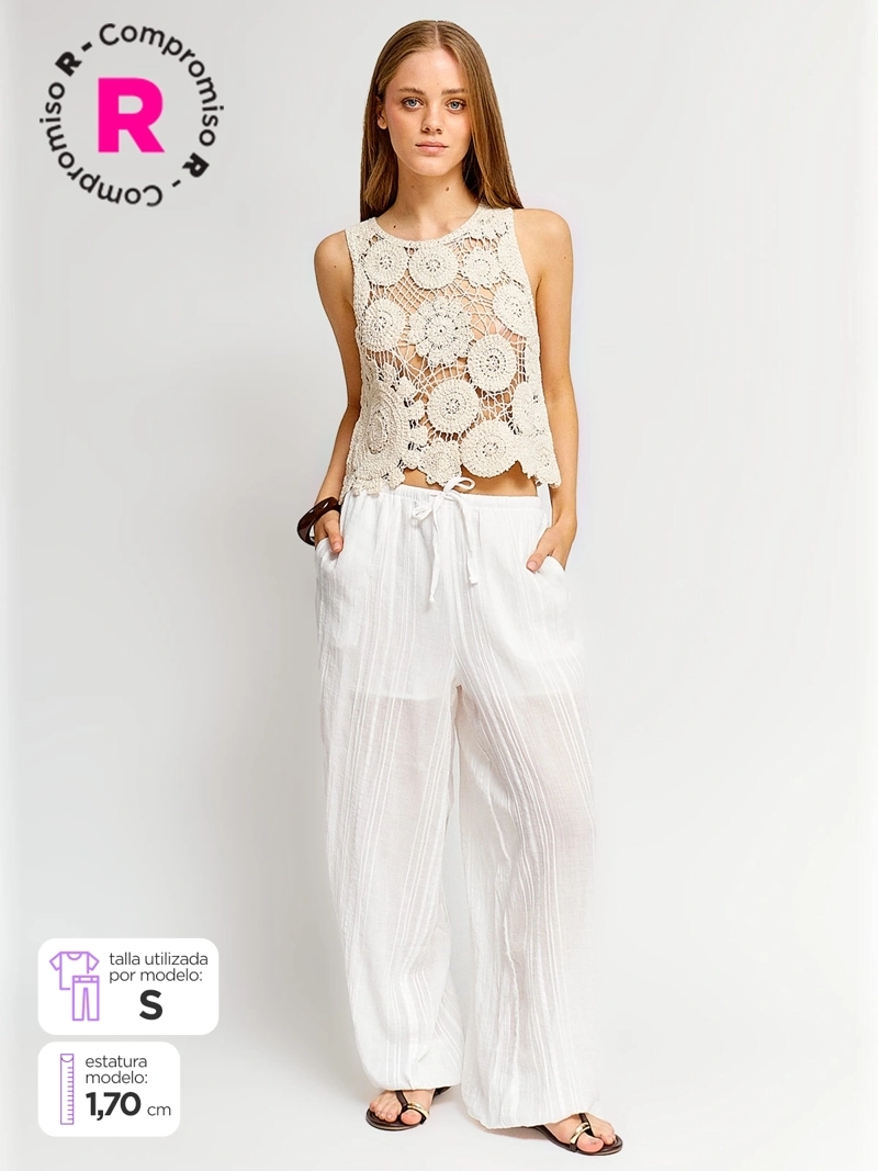 INDEX PANTALÓN MUJER INDEX ALGODÓN BOMBACHO