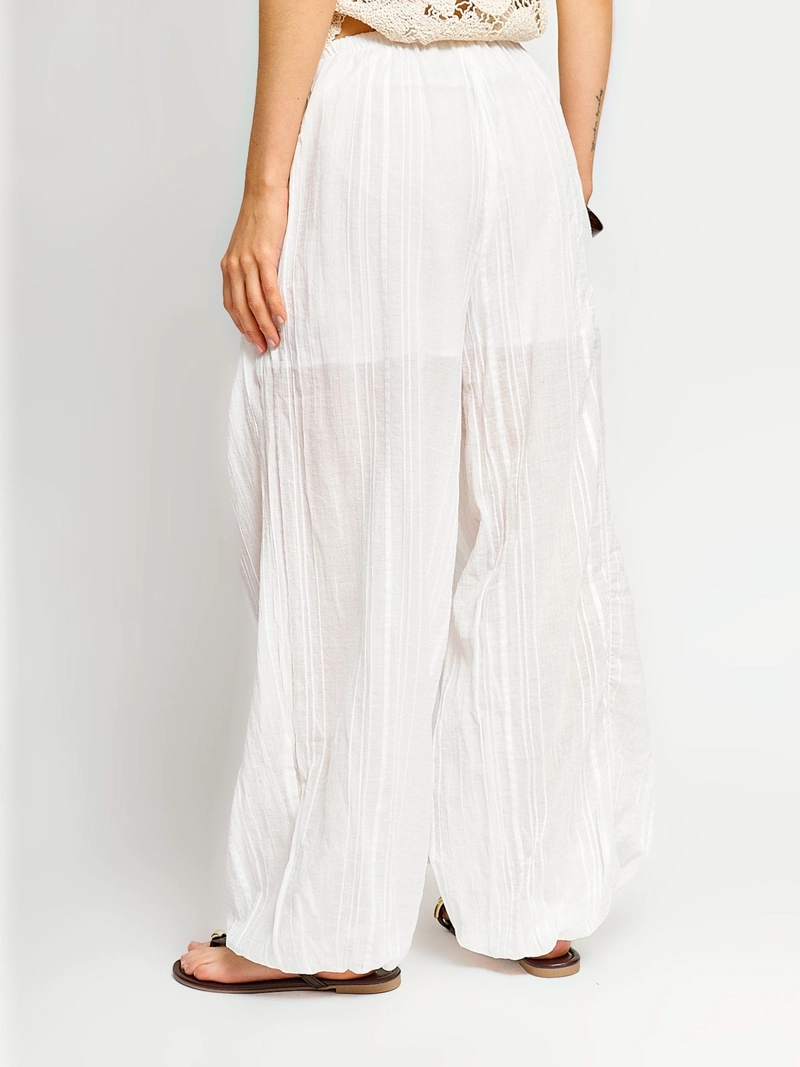 PANTALÓN MUJER INDEX ALGODÓN BOMBACHO - 3
