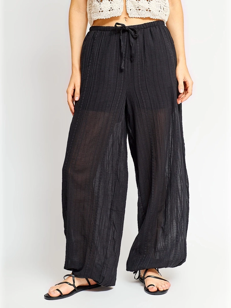 PANTALÓN MUJER INDEX ALGODÓN BOMBACHO - 2
