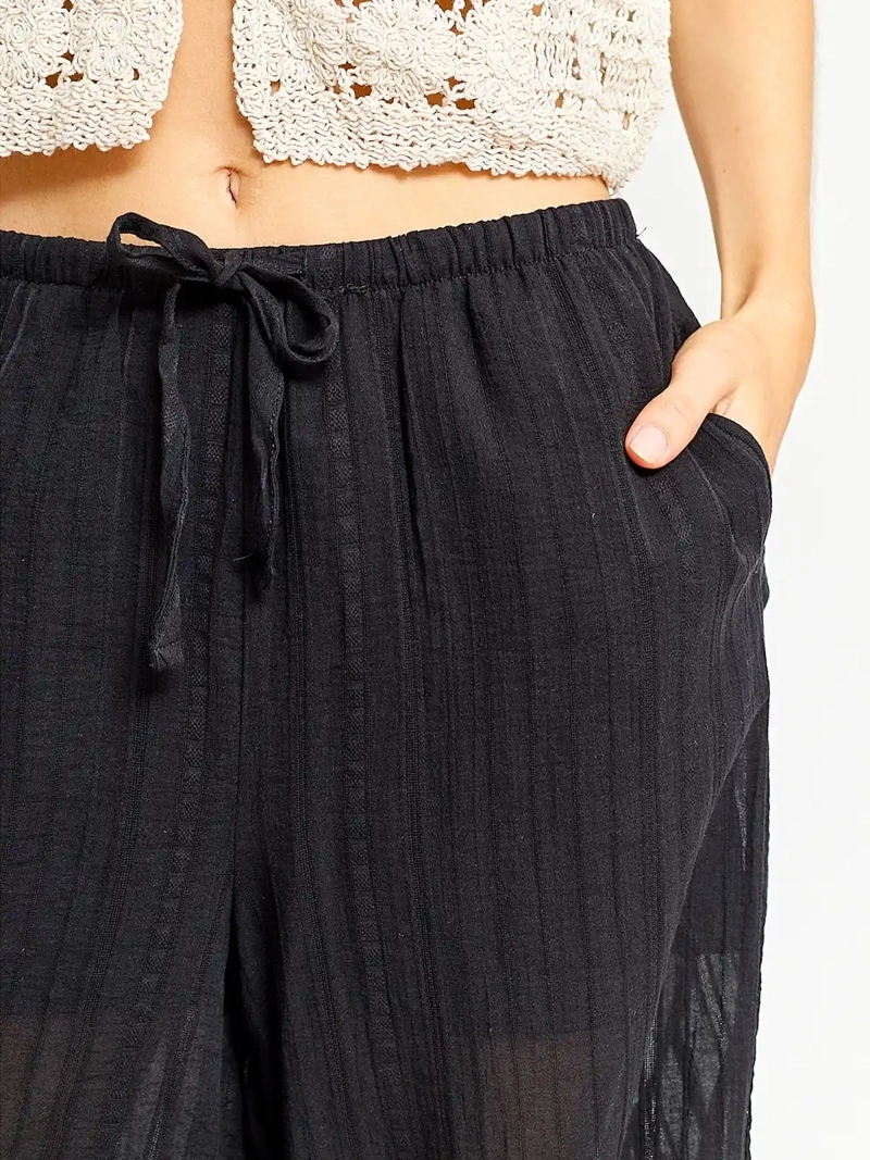 PANTALÓN MUJER INDEX ALGODÓN BOMBACHO - 4