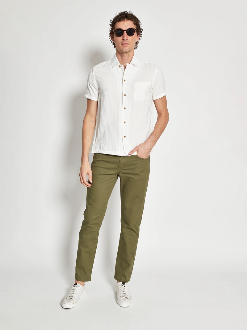 JEANS HOMBRE ROBERT LEWIS ALGODÓN BÁSICO - 4