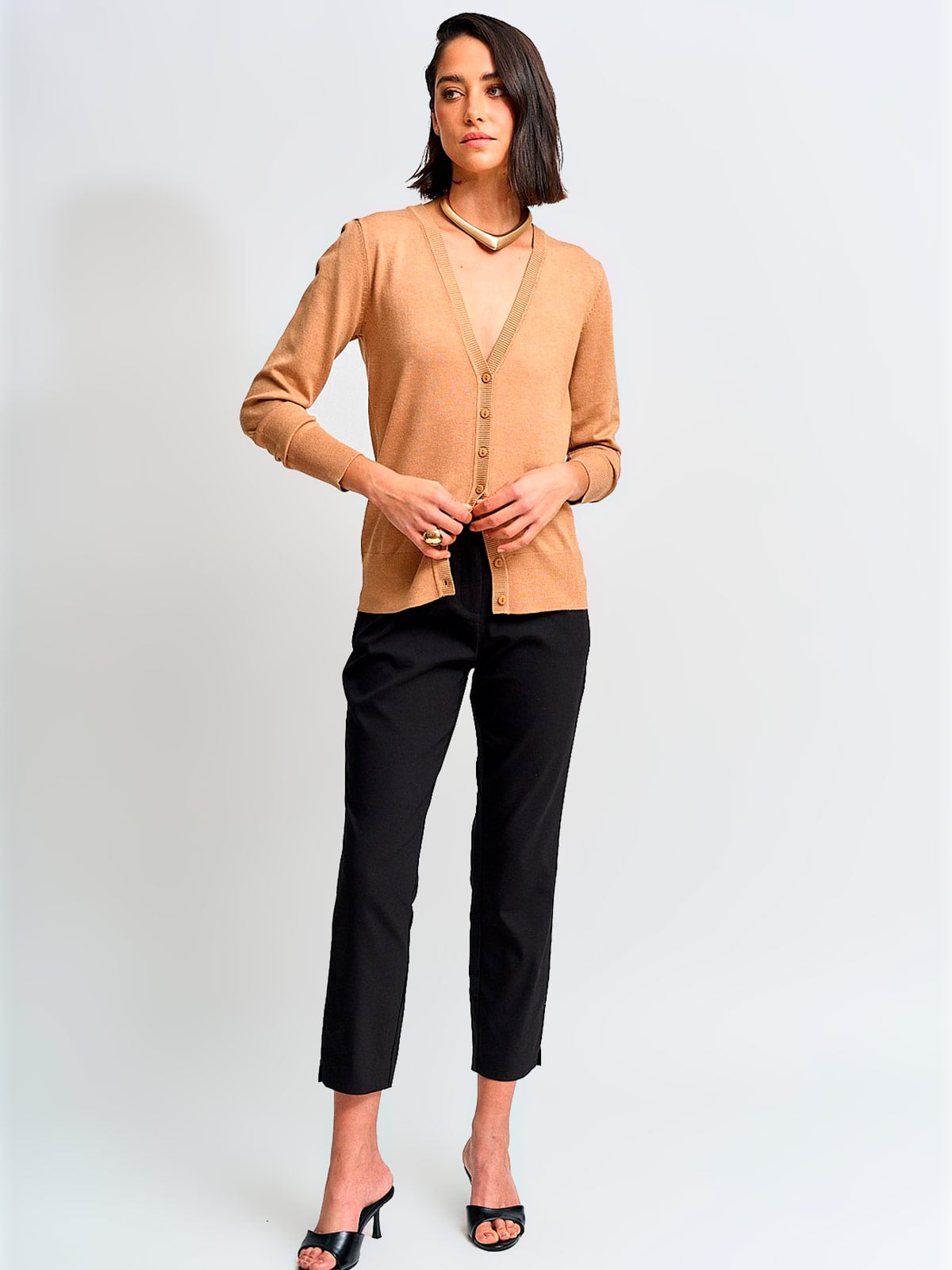 CARDIGAN MUJER MARQUIS CUELLO EN V - 4