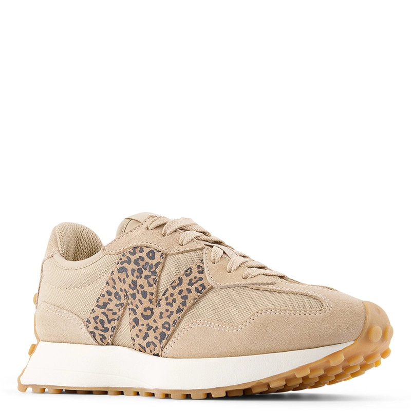 ZAPATILLAS MUJER NEW BALANCE URBANO BEIGE WS327LPA CUERO - 2