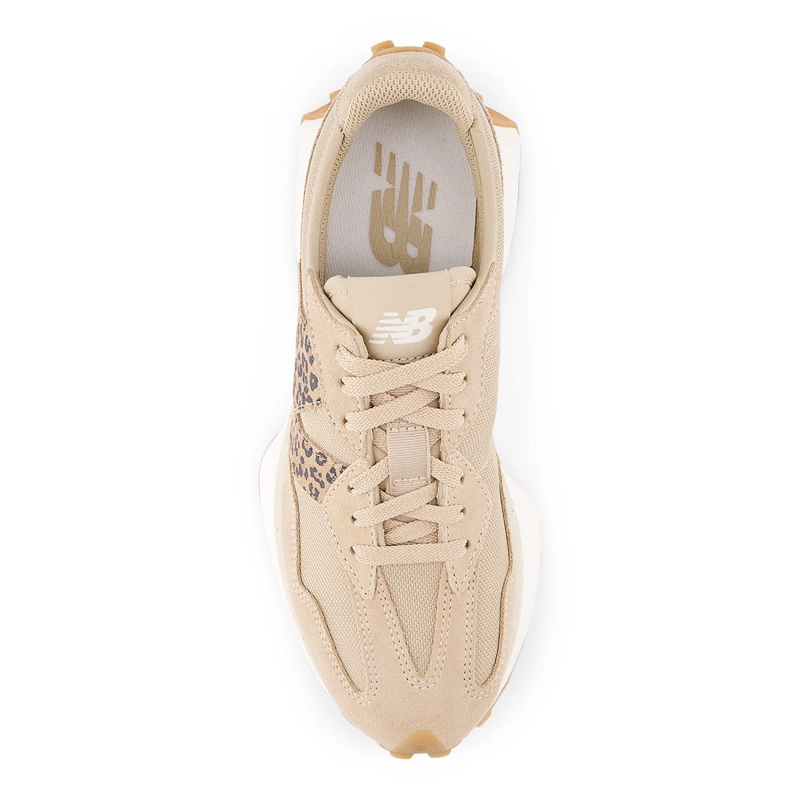 ZAPATILLAS MUJER NEW BALANCE URBANO BEIGE WS327LPA CUERO - 3