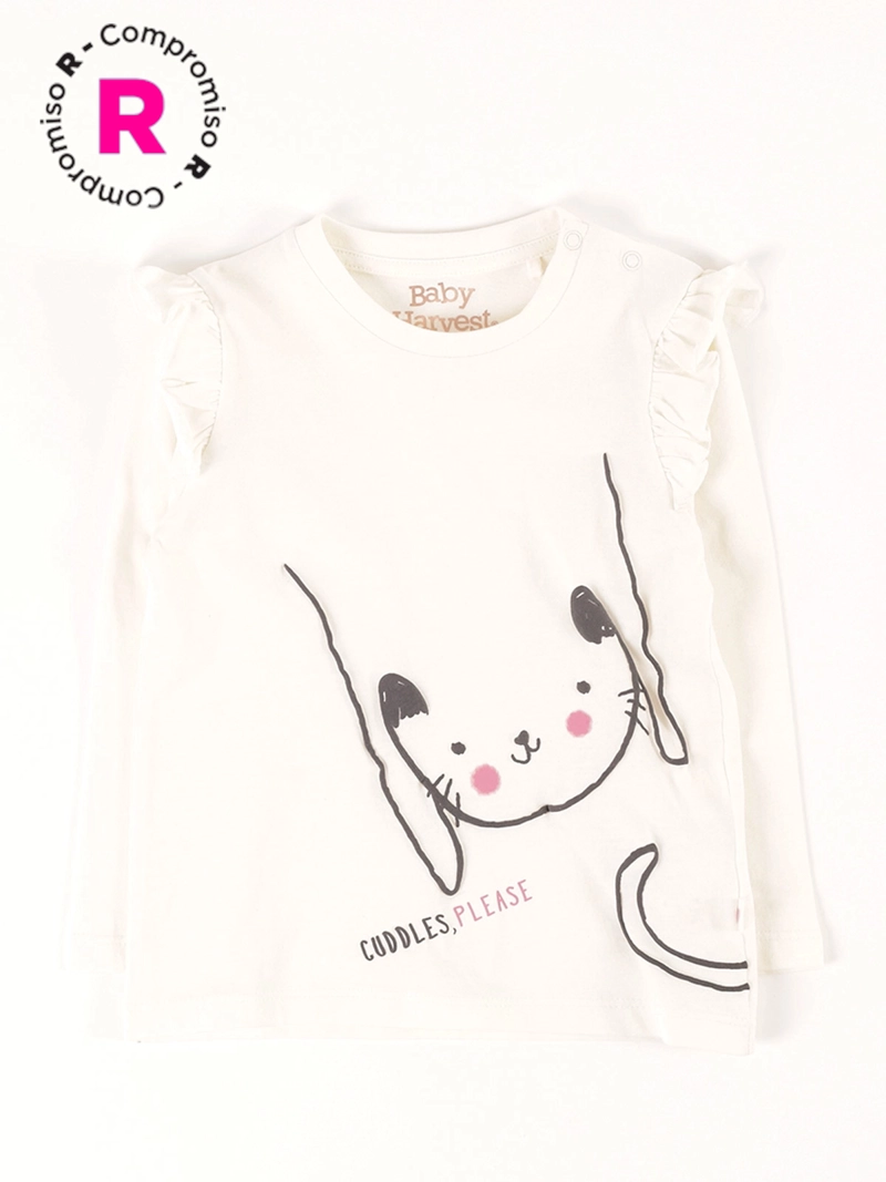 POLERA MANGA LARGA NIÑA BABY HARVEST PUFF