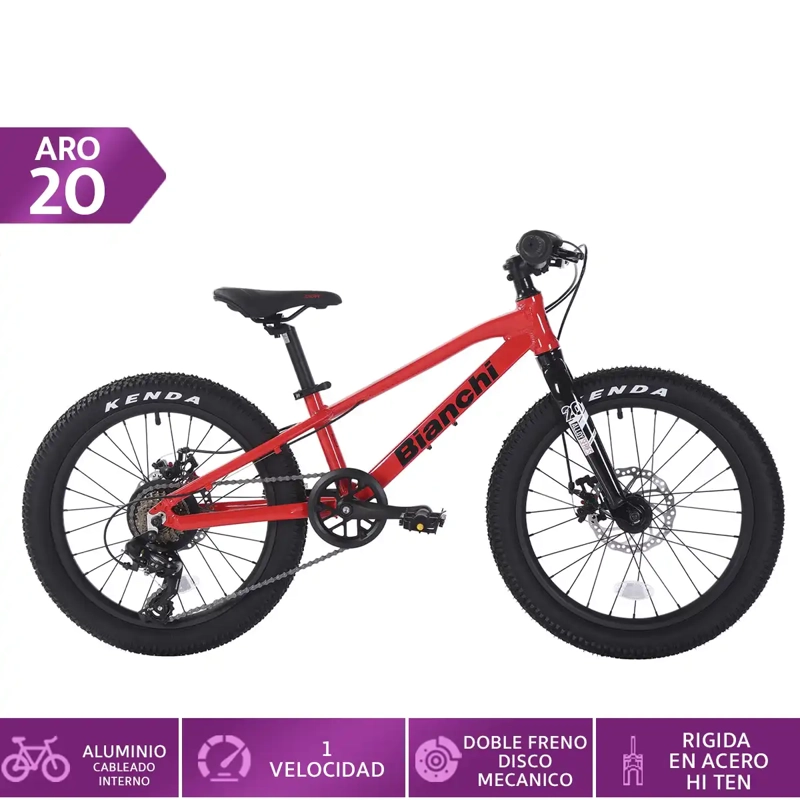 BICICLETA INFANTIL BIANCHI ALLOY ST ARO 20 - 1
