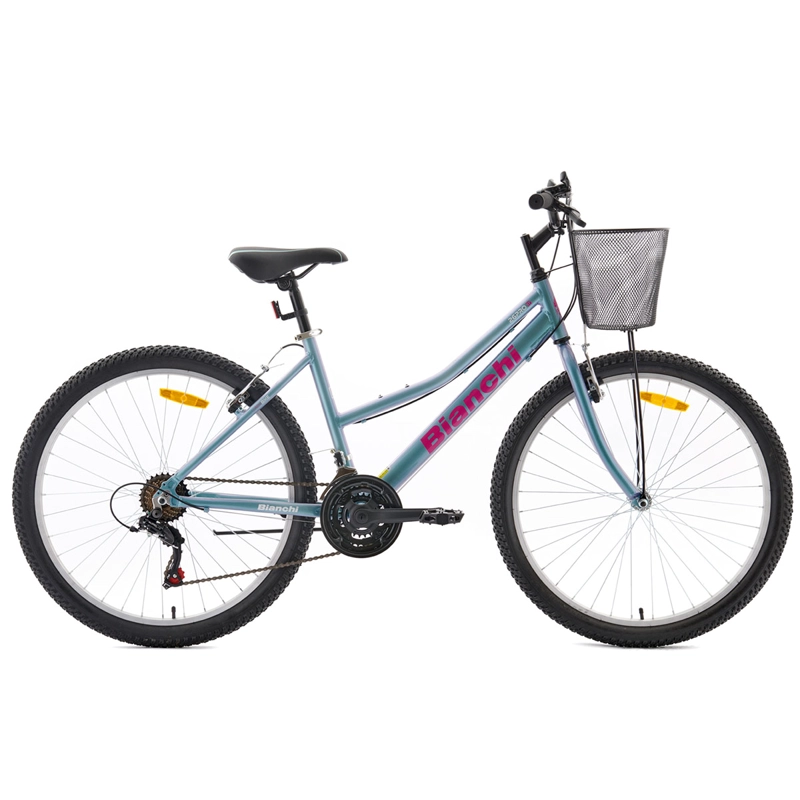 BICICLETA MOUNTAIN BIKE BIANCHI MTB PRO ST LADY VERDE ARO 26 - 1