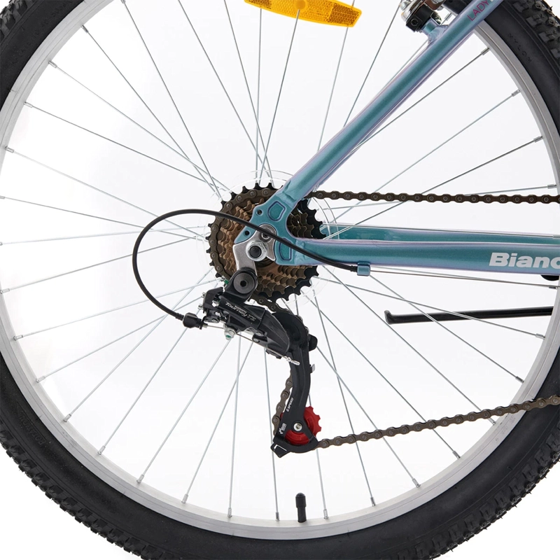 BICICLETA MOUNTAIN BIKE BIANCHI MTB PRO ST LADY VERDE ARO 26 - 5