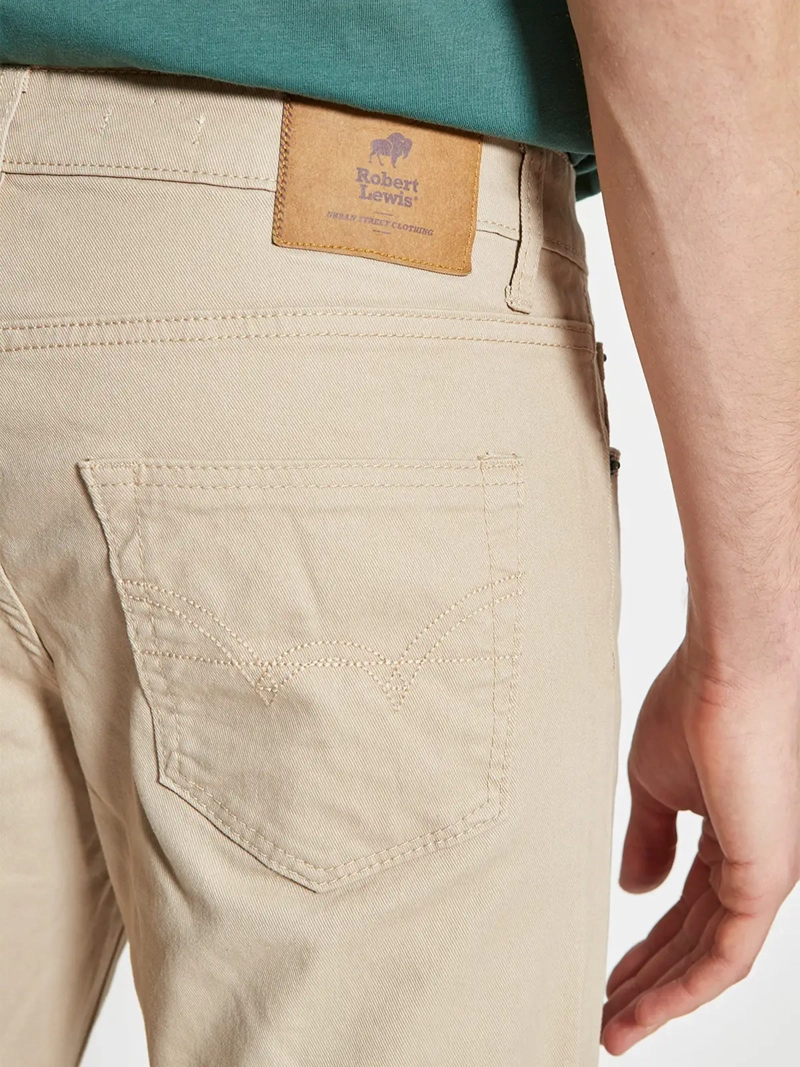 JEANS HOMBRE ROBERT LEWIS ALGODÓN BÁSICO - 3