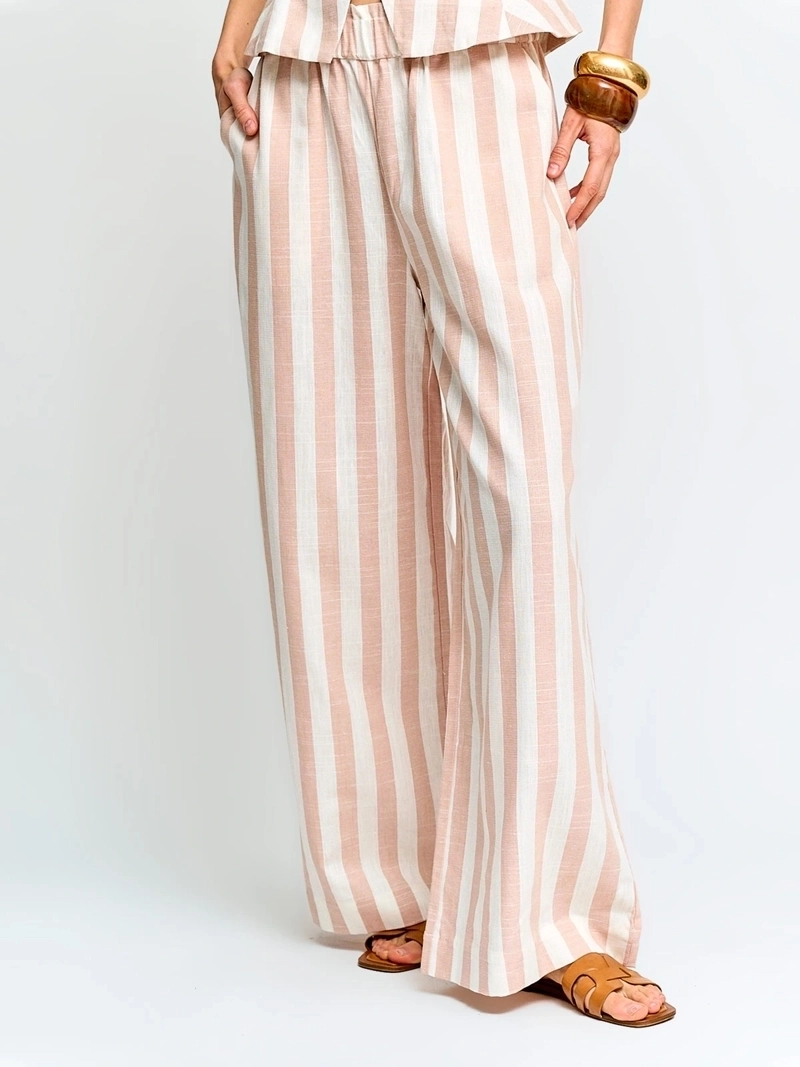 PANTALÓN MUJER MARQUIS ALGODÓN PIJAMERO LISTADO - 2