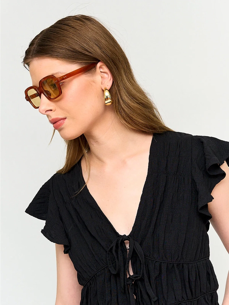 BLUSA MUJER MARQUIS ESCOTE EN V MANGA ALITA - 3