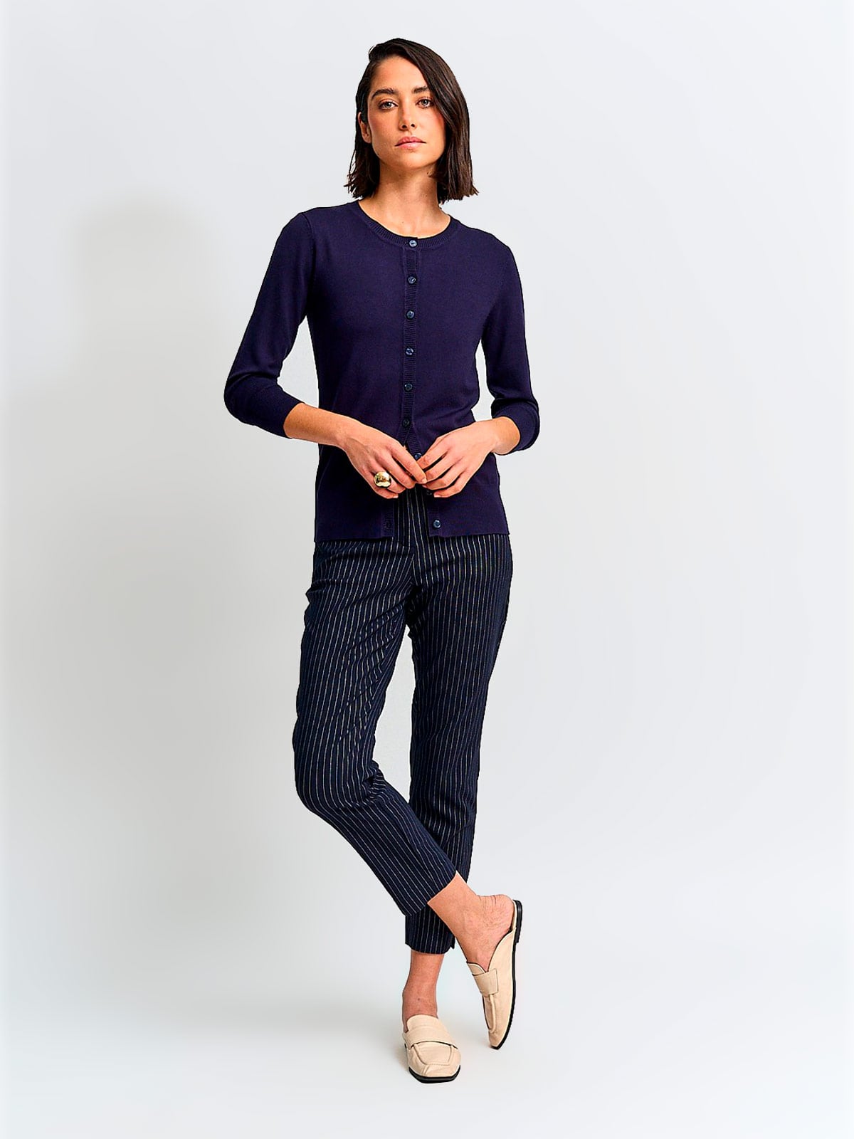CARDIGAN MUJER MARQUIS CUELLO REDONDO - 4