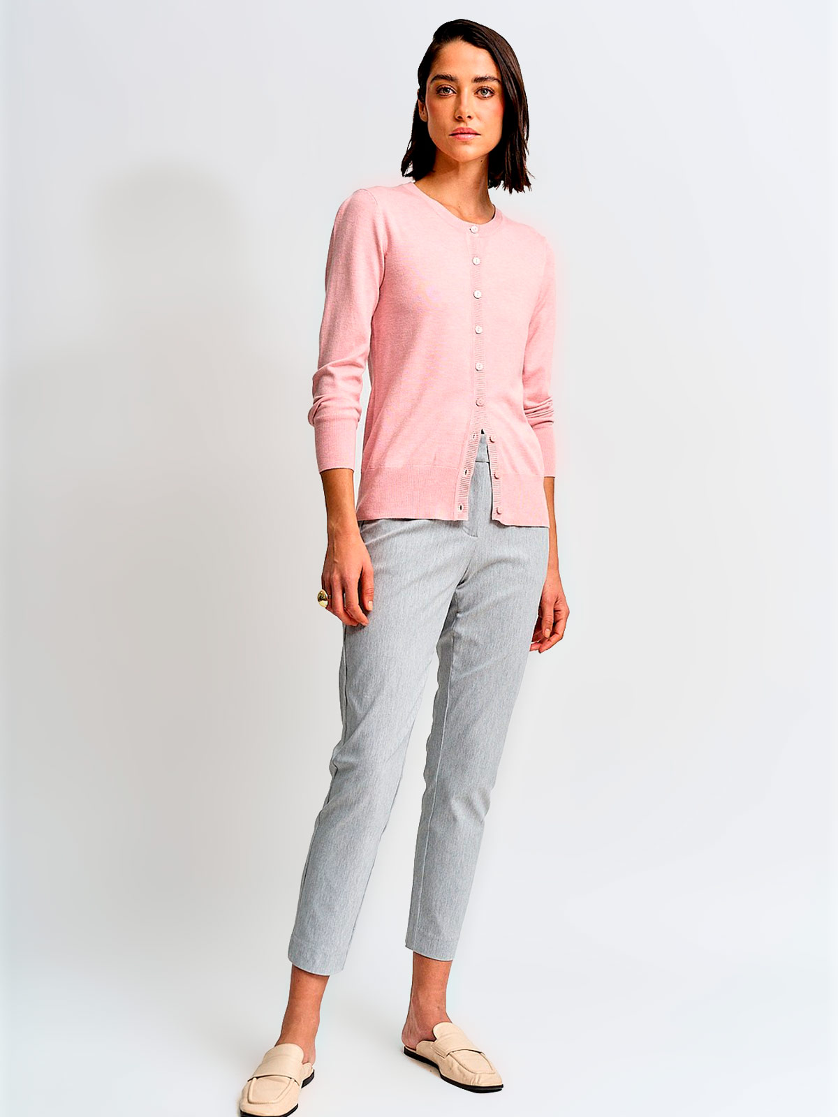CARDIGAN MUJER MARQUIS CUELLO REDONDO - 4
