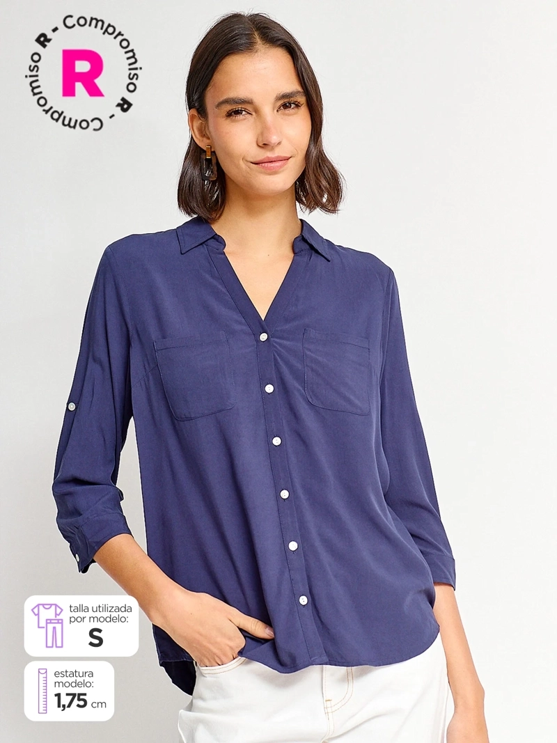 BLUSA MUJER REGATTA MANGA 3/4 - 1