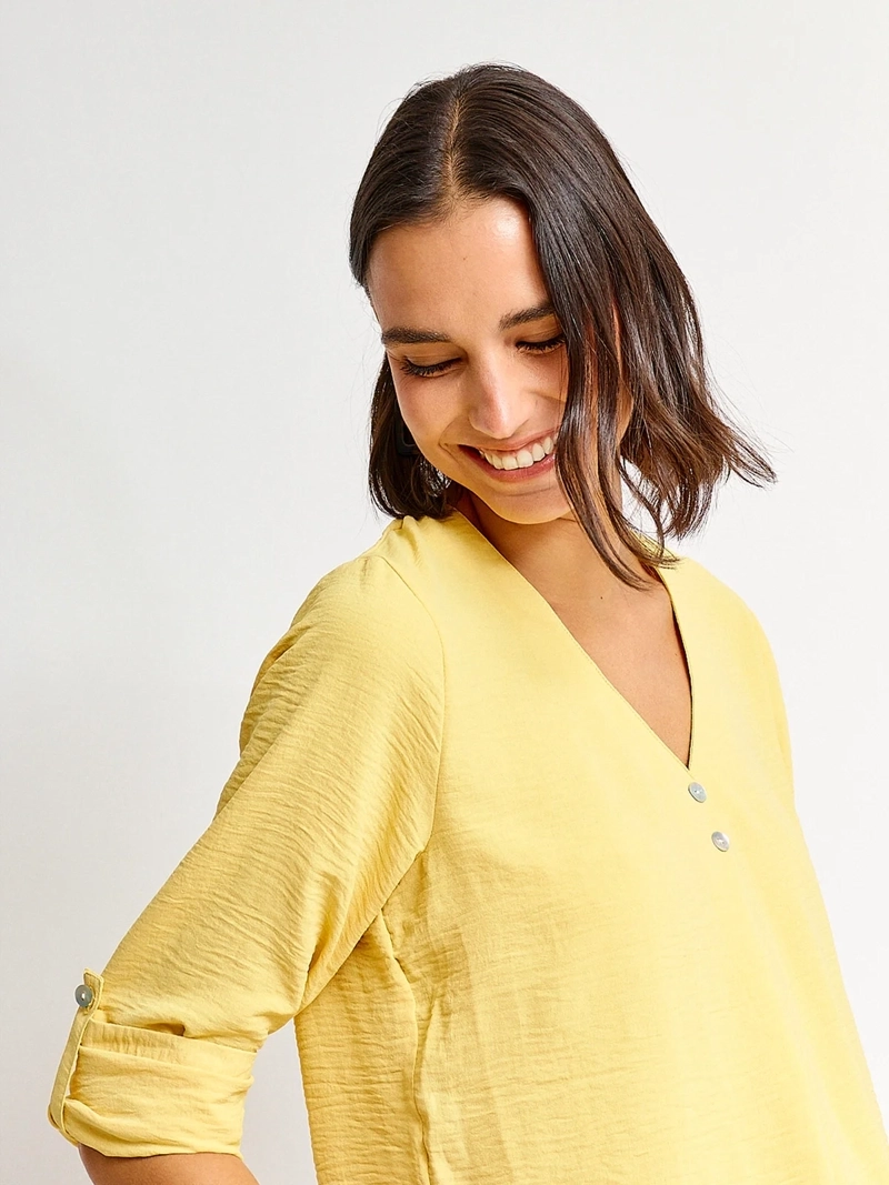 BLUSA MUJER REGATTA MANGA LARGA BOTONES - 3