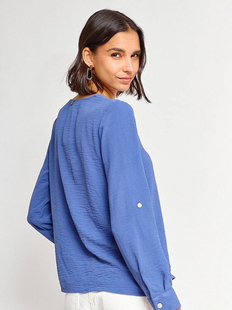 BLUSA MUJER REGATTA MANGA LARGA BOTONES - 2