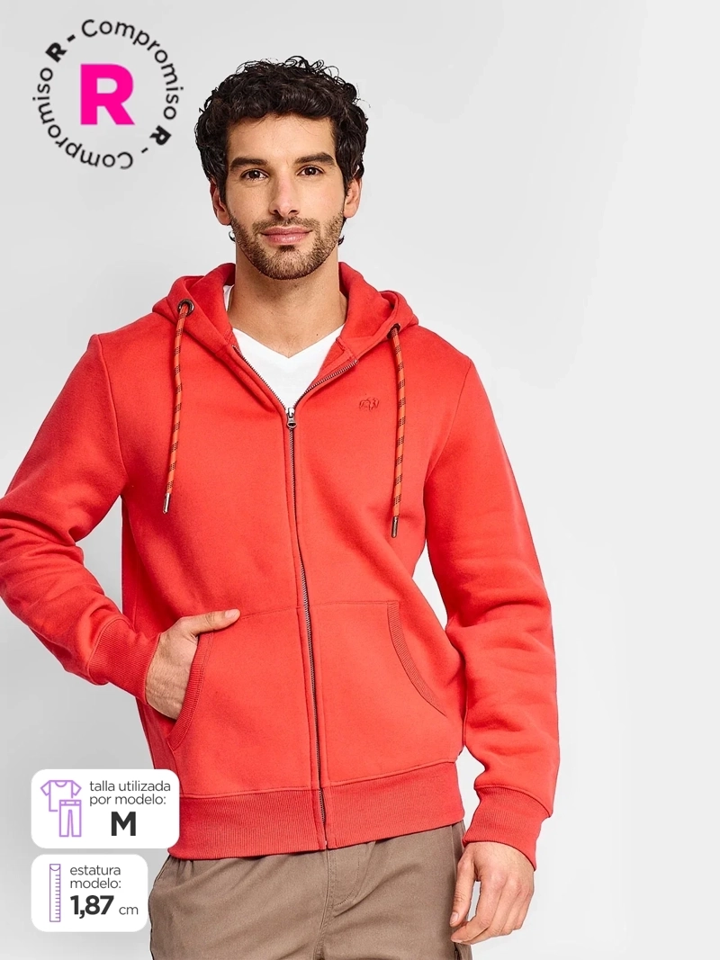 POLERÓN HOMBRE ROBERT LEWIS ALGODÓN FULL ZIPPER - 1