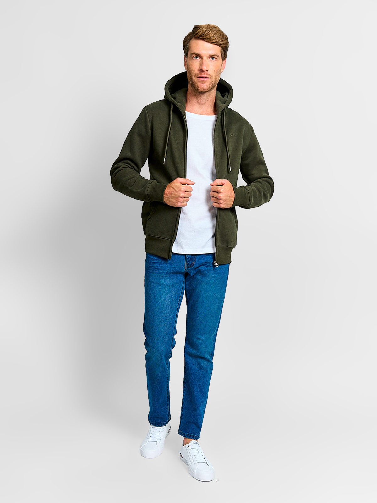 POLERÓN HOMBRE ROBERT LEWIS ALGODÓN FULL ZIPPER - 4