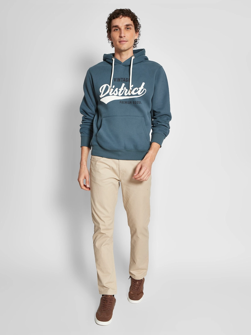 POLERÓN HOMBRE ROBERT LEWIS ALGODÓN HOODIE ESTAMPADO - 4