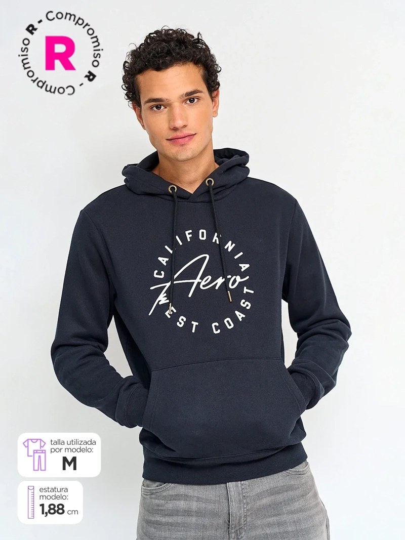 POLERÓN HOMBRE AEROPOSTALE HOODIE - 1