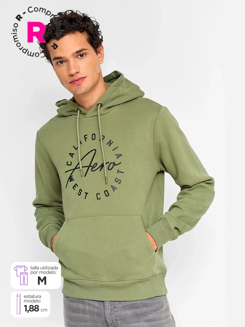 POLERÓN HOMBRE AEROPOSTALE HOODIE - 1