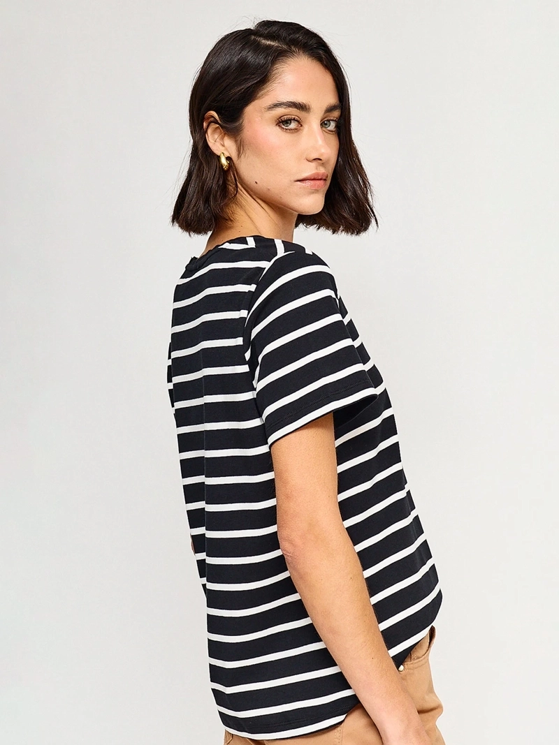 POLERA MUJER CACHAREL ALGODÓN MANGA 3/4 - 2
