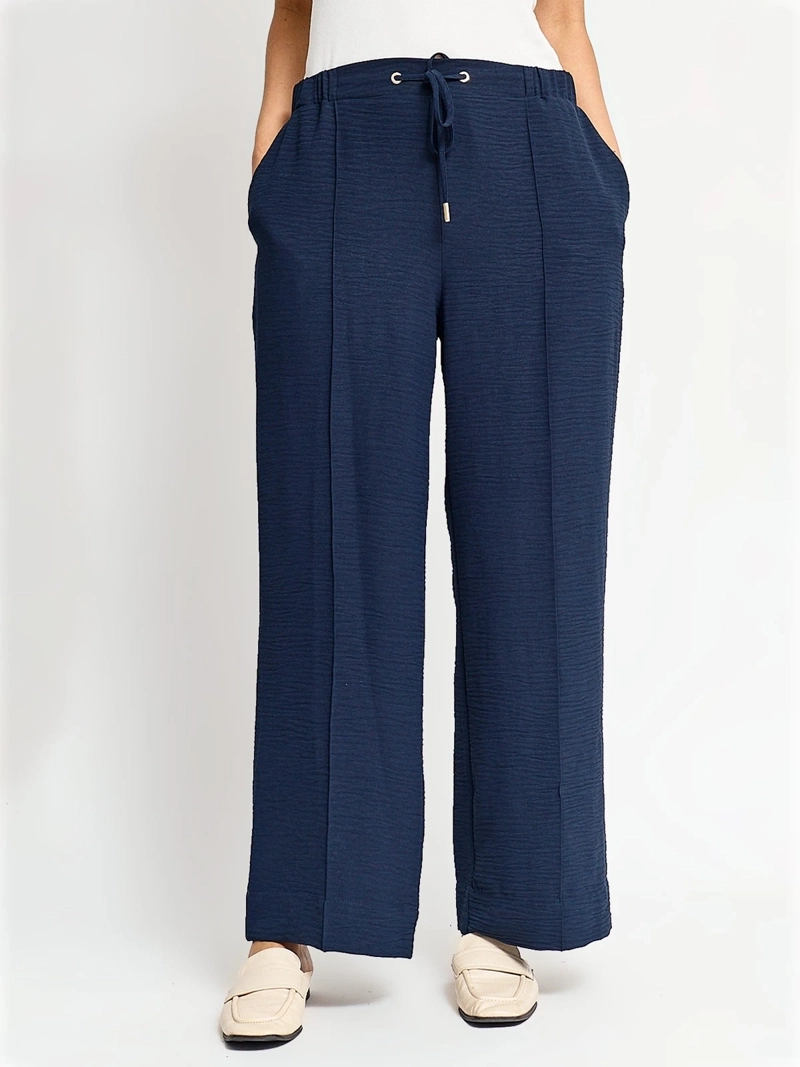 PANTALÓN MUJER CACHAREL FLUIDO TEXTURADO - 2