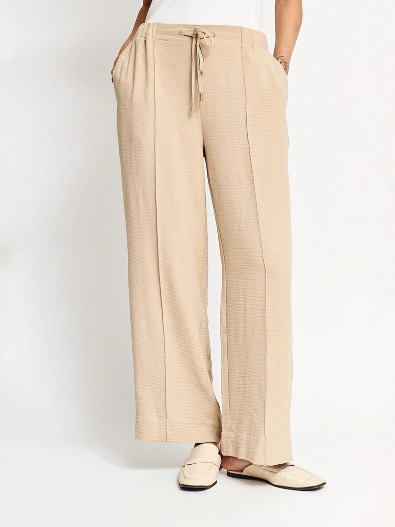 PANTALÓN MUJER CACHAREL FLUIDO TEXTURADO - 2