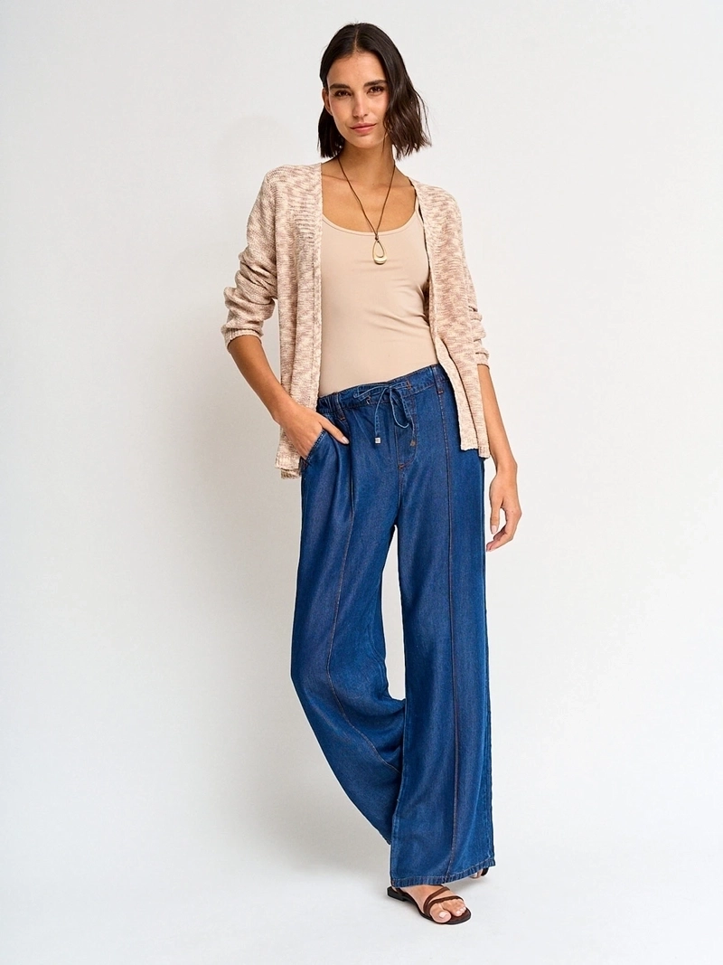 CARDIGAN MUJER AZIZ JASPEADO - 4