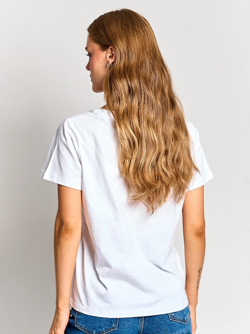 POLERA MUJER PEPE JEANS ALGODÓN LENTEJUELAS - 2