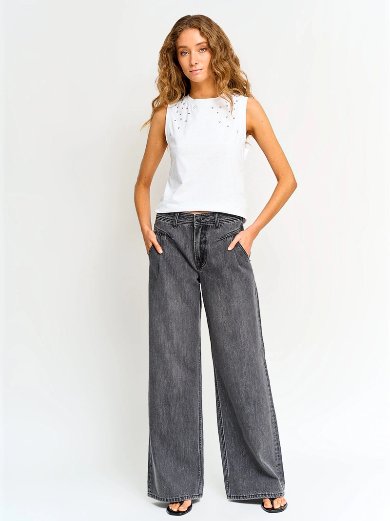 POLERA MUJER PEPE JEANS ALGODÓN APLICACIONES - 4