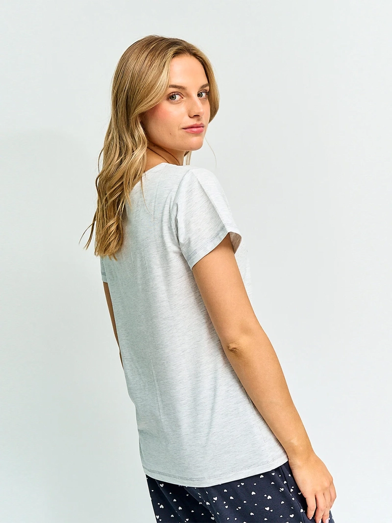 POLERA DE PIJAMA MUJER INDEX PRINT - 2