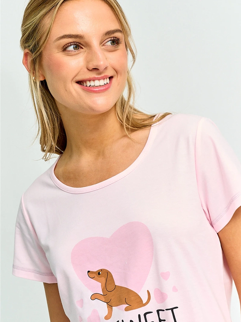 POLERA DE PIJAMA MUJER INDEX PRINT - 3