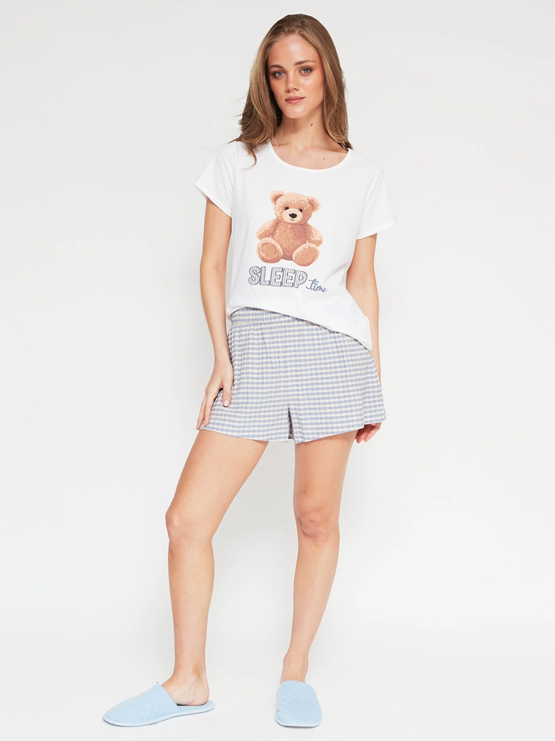 PIJAMA MANGA CORTA MUJER INDEX PRINT - 4