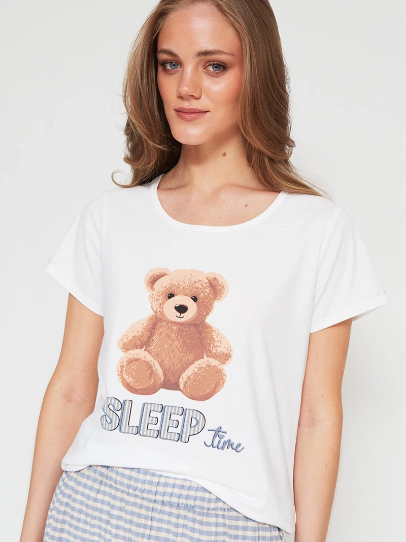 PIJAMA MANGA CORTA MUJER INDEX PRINT - 3
