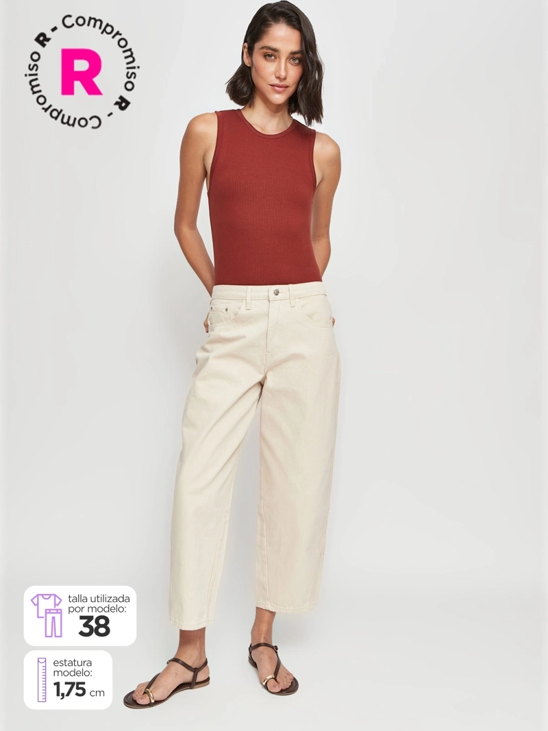 JEANS MUJER MARQUIS ALGODÓN BARREL - 1