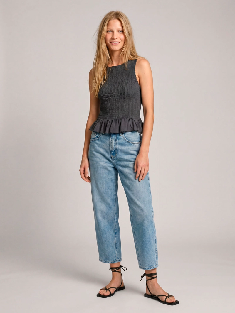 JEANS MUJER MARQUIS ALGODÓN BARREL - 1